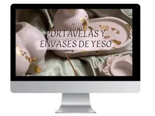 Imagen del mini curso: Portavelas y envases de yeso